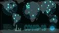 Crisis of Covid 19 virus and radar scanning to detected in country has spread all over world