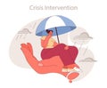 Crisis Intervention concept.