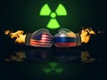 Conflict between USA and Russia escalates with nuclear missiles