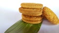 Crisp biscuits, toddler`s complementary food