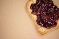 crisp bread with jam Royalty Free Stock Photo