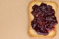 crisp bread with jam Royalty Free Stock Photo