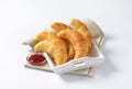 Crisp butter crescent rolls Royalty Free Stock Photo