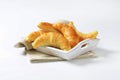 Crisp butter crescent rolls Royalty Free Stock Photo