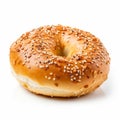 Crisp And Clean Bagel: A Pointillist Chinapunk Delight Royalty Free Stock Photo