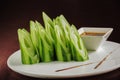 Crisp cucumber roll Royalty Free Stock Photo