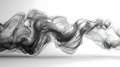 Crisp flowing ink waves create dynamic minimalist style, evoking sense of movement and elegance