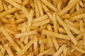 Crisp french fries as background.Top view , background .