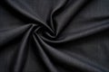 crisp shot of black linen suit fabric