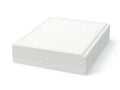 Crisp white paper stack ready for use Royalty Free Stock Photo