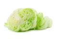Crisphead lettuce isolated on the white background. Royalty Free Stock Photo
