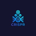 CRISPR technology vector logo