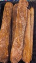 Crispy baguettes Royalty Free Stock Photo