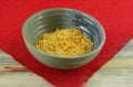 Crispy besan sticks snack in bowl