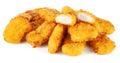 Crispy chicken nuggets Royalty Free Stock Photo