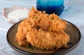 Crispy chicken tenderloid deep fried. Royalty Free Stock Photo