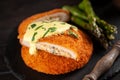 Crispy cordon bleu Royalty Free Stock Photo