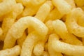 Crispy corn sticks close up, as background or texture. Royalty Free Stock Photo
