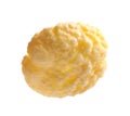 Crispy cornflake on white background