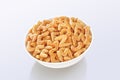 Crispy and crunchy Salty wheat ABCD & Alphabet shaped fryums or frymus Fried and Spicy snack food Indian Pouch Packing Street