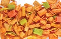 Crispy and crunchy Salty wheat mix fryums Cocktail Square Cup ABCD Pasta Noodles Triangle Wheels