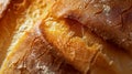 Crispy Crust: Macro Bread Texture Royalty Free Stock Photo