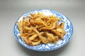Crispy deep fried dried fish Royalty Free Stock Photo