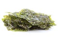 Crispy dried seaweed nori. Royalty Free Stock Photo