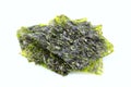 Crispy dried seaweed nori isolated. Royalty Free Stock Photo