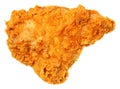 Crispy Fried Chicken Breast Isolated Over White Royalty Free Stock Photo