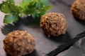 Crispy meatballs