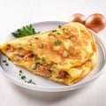 Shattering Silence with Each Bite: A Symphony of Crispy Edges and Fluffy Clouds in Every Omelet