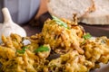 Crispy onion bhajis