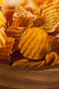 Crispy Orange Sweet Potato Chips