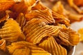 Crispy Orange Sweet Potato Chips