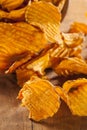 Crispy Orange Sweet Potato Chips