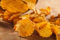 Crispy Orange Sweet Potato Chips