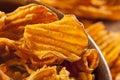 Crispy Orange Sweet Potato Chips