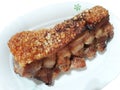 Crispy pork belly or fried pork Royalty Free Stock Photo