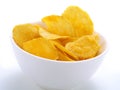 Crispy potato chips Royalty Free Stock Photo