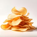 Crispy Potato Chips Royalty Free Stock Photo