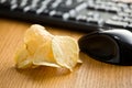 Crispy potato chips Royalty Free Stock Photo