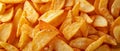 Crispy Potato Snacks, Showcasing Tantalizing Golden French Fries Or Chips Separately