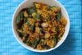 Crispy Rawa Bhindi, Ladies finger dry fry, Indian Food Royalty Free Stock Photo