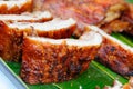 Crispy Roasted Pork Belly Royalty Free Stock Photo