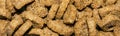 Crispy rye crackers top view.Background of rye breadcrumbs.