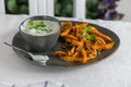 Crispy sweet potato fries