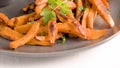 Crispy sweet potato fries