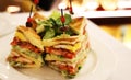 The crispy tasty delicious sandwiches at TWG