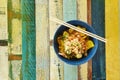 Crispy Wonton Spicy Soup With Pork Royalty Free Stock Photo